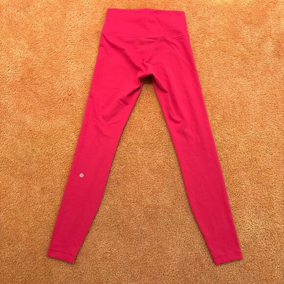 NWOT Lululemon Wunder Train High-Rise Tight 28" Ripened Raspberry Leggings 6 - Picture 6 of 11